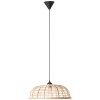 Brilliant CROSSTOWN Pendelleuchte Holz hell, Schwarz, 1-flammig