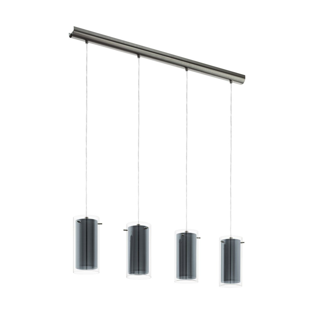 Eglo PINTO Hängeleuchte Nickel-Matt, 4-flammig main product photo