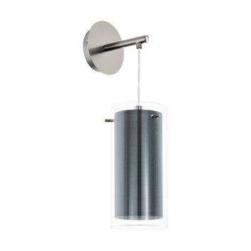 Eglo PINTO Wandleuchte Nickel-Matt, 1-flammig