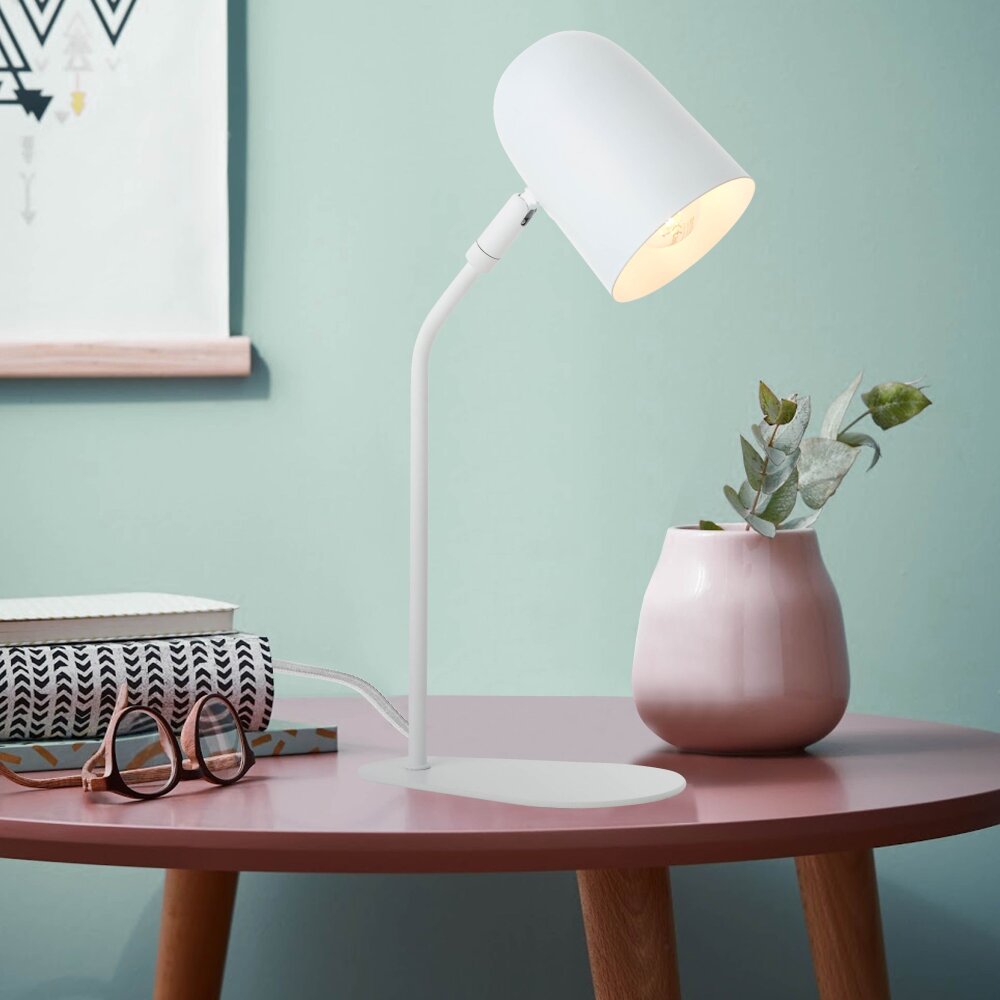 Brilliant TONG Tischleuchte Weiß, 1-flammig main product photo