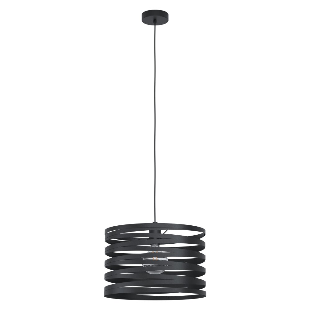 Eglo CREMELLA Hängeleuchte Schwarz, 1-flammig main product photo