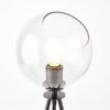 Brilliant AFTON Tischleuchte Schwarz, Transparent, Klar, 2-flammig