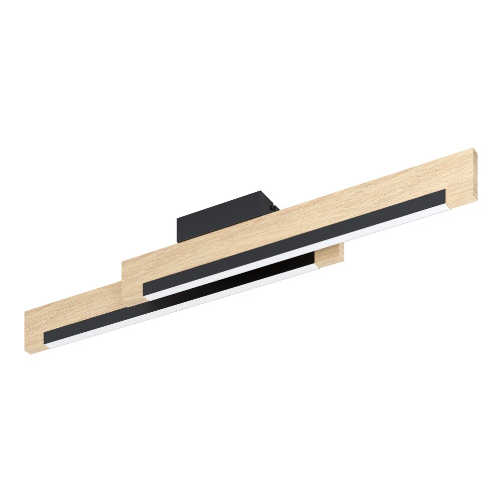 Eglo CAMACHO Deckenleuchte LED Braun, Schwarz, 2-flammig main product photo