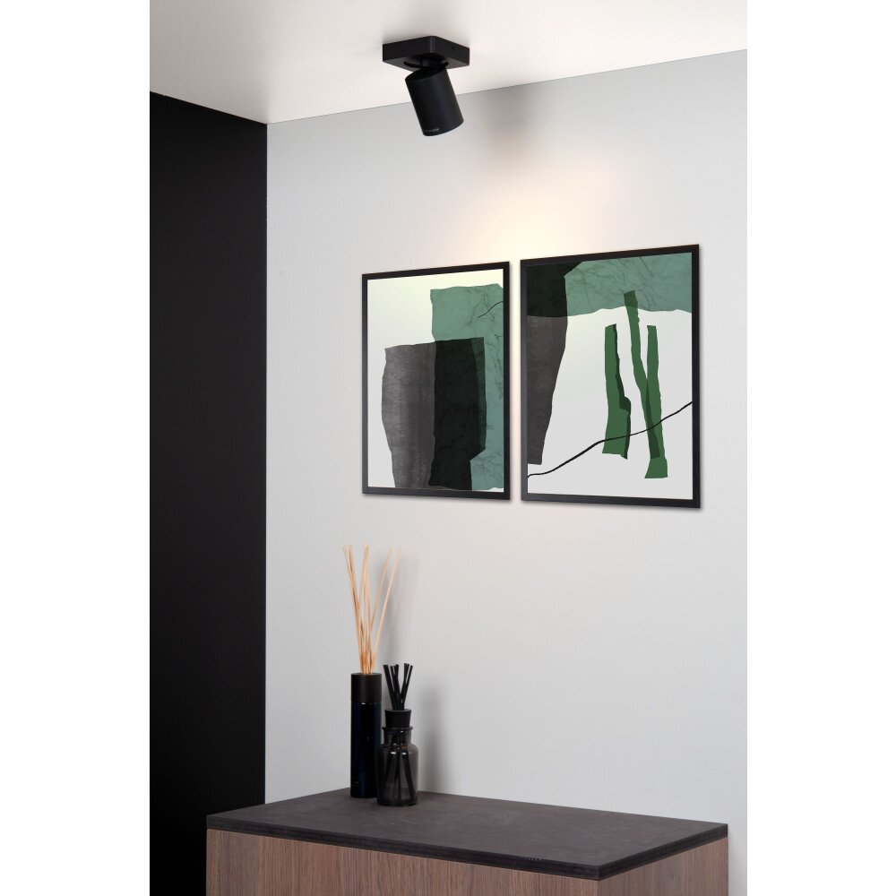 Lucide NIGEL Deckenstrahler LED Schwarz, 1-flammig main product photo