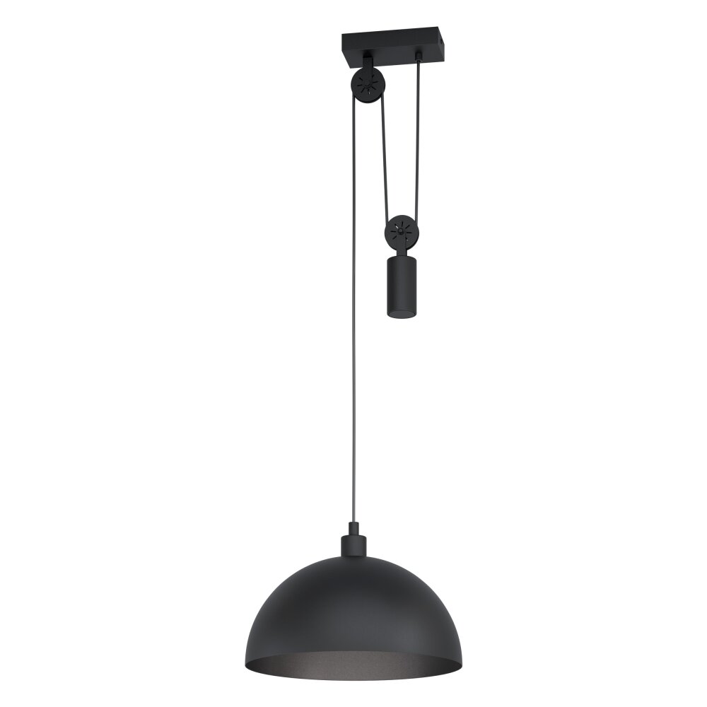 Eglo WINKWORTH Hängeleuchte Schwarz, 1-flammig main product photo