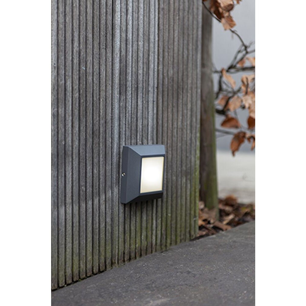 LUTEC HELENA Aussenwandleuchte LED Anthrazit, 1-flammig main product photo