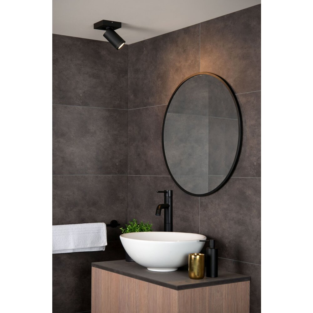 Lucide TAYLOR Deckenstrahler LED Schwarz, 1-flammig main product photo