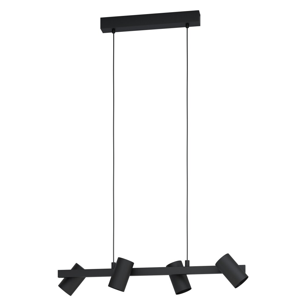 Eglo GATUELA Hängeleuchte Schwarz, 4-flammig main product photo