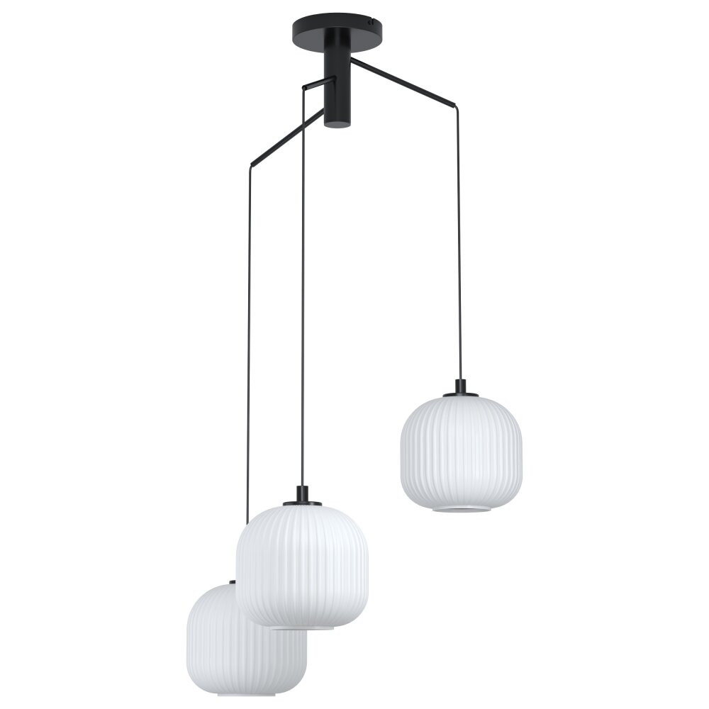 Eglo MANTUNALLE Hängeleuchte Schwarz, 3-flammig main product photo