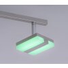 Leuchten Direkt SABI Deckenleuchte LED Nickel-Matt, 6-flammig, Fernbedienung, Farbwechsler