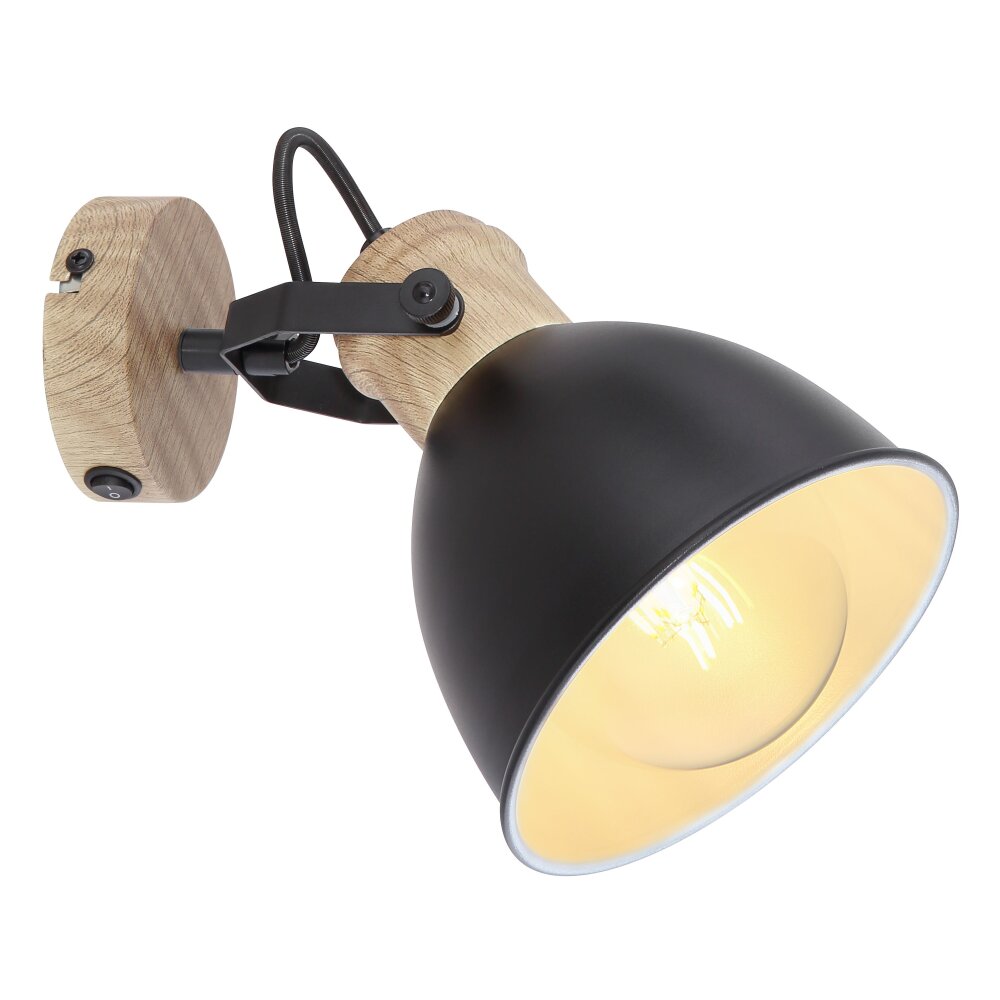 Globo WIHO Strahler Schwarz, 1-flammig main product photo