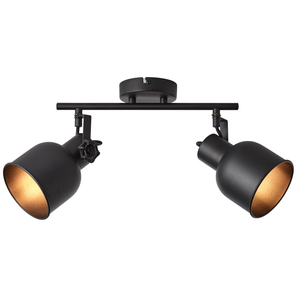 Brilliant Rolet Strahler Schwarz, 2-flammig main product photo