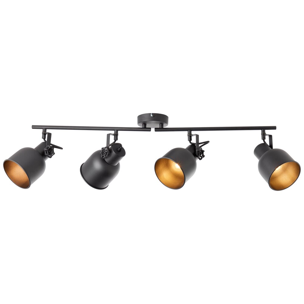 Brilliant Rolet Strahler Schwarz, 4-flammig main product photo