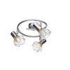 Deckenspot Rondell Orebro Metall chrom 3-flammig Chrom, 3-flammig