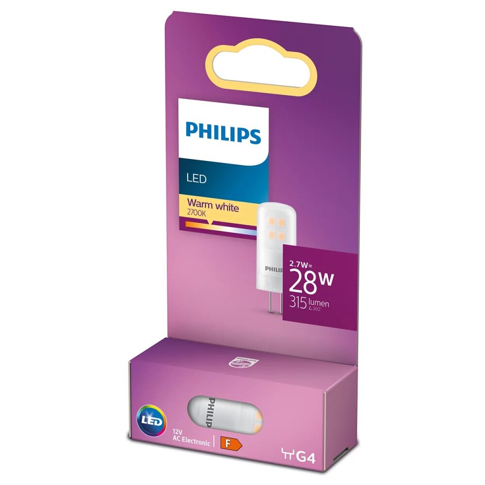 Philips LED G4 2,7 Watt 2700 Kelvin 315 Lumen main product photo