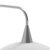 Steinhauer Tallerken Tischleuchte LED Edelstahl, Weiß, 1-flammig