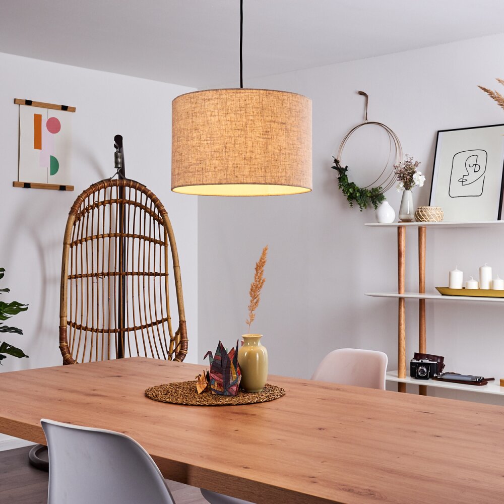 Shiburg Hängeleuchte Holz hell, 1-flammig main product photo