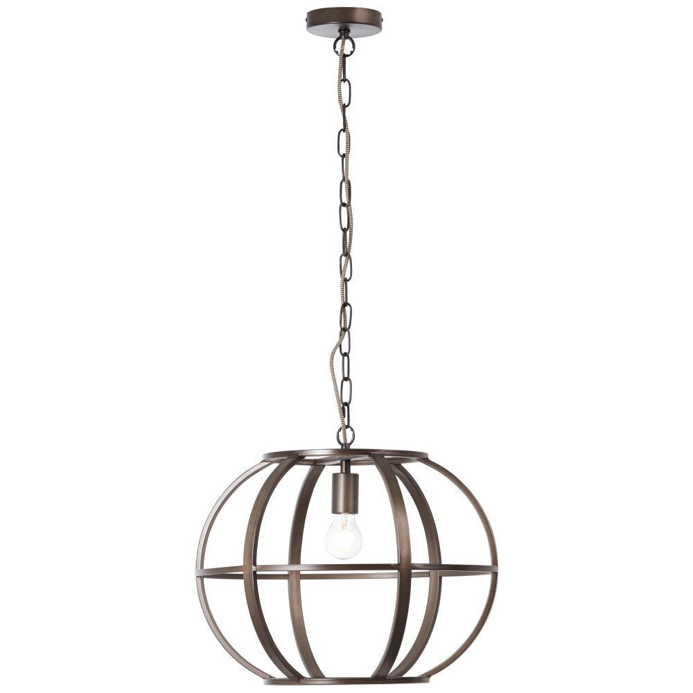 Brilliant Basia Pendelleuchte Braun, Bronze, Brüniert, 1-flammig main product photo