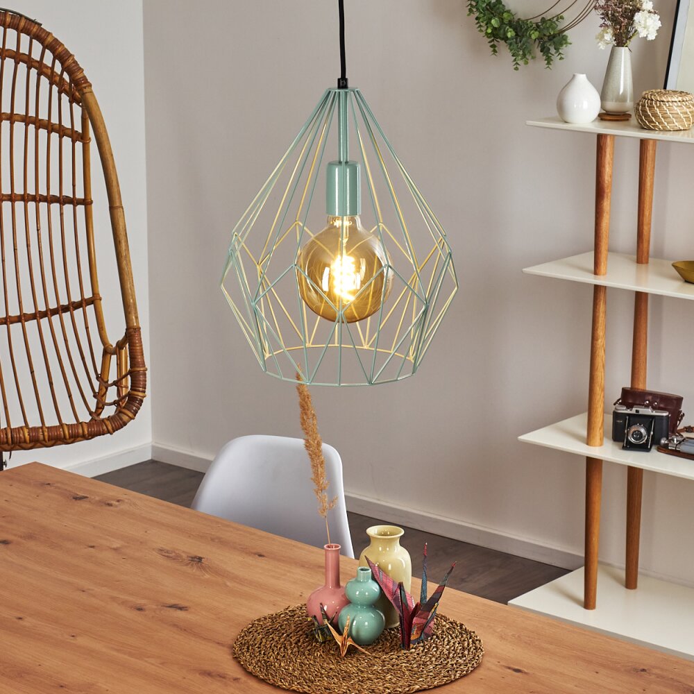 Zarembo Hängeleuchte Grün, 1-flammig main product photo