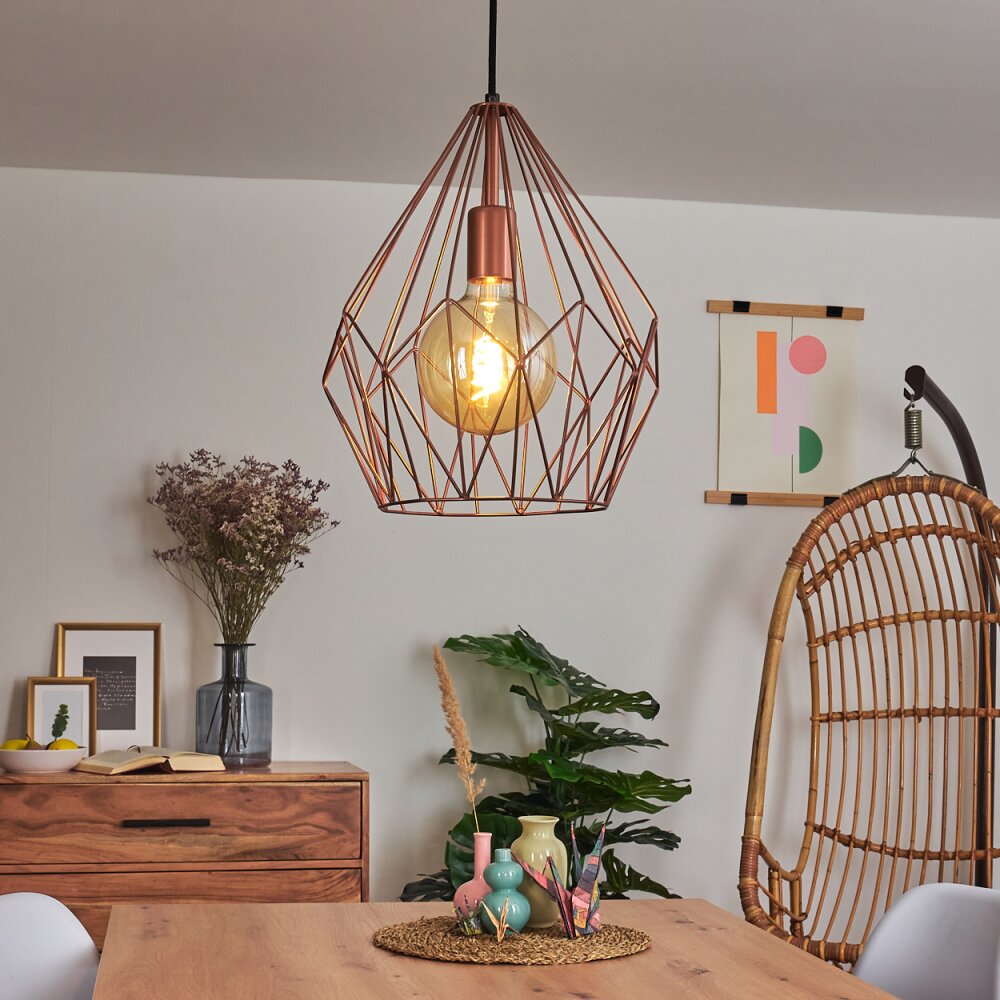 Zarembo Hängeleuchte Kupferfarben, 1-flammig main product photo