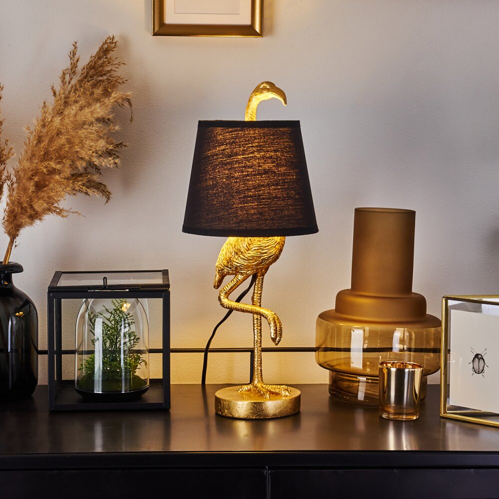 Janine Tischleuchte Gold, 1-flammig main product photo
