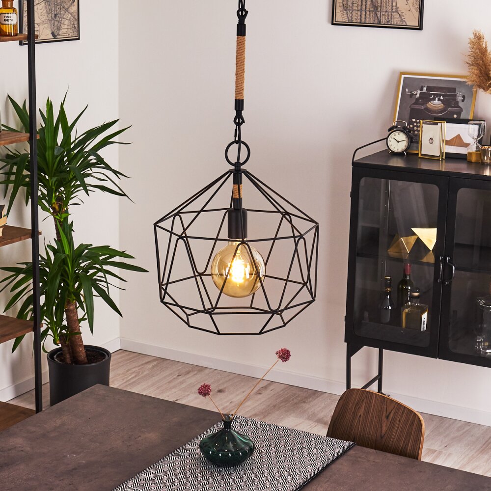 Favorita Hängeleuchte Schwarz, 1-flammig main product photo