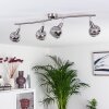 Warga Deckenleuchte LED Nickel-Matt, 4-flammig