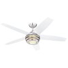 Globo VIVIANA Deckenventilator LED Nickel-Matt, 1-flammig, Fernbedienung