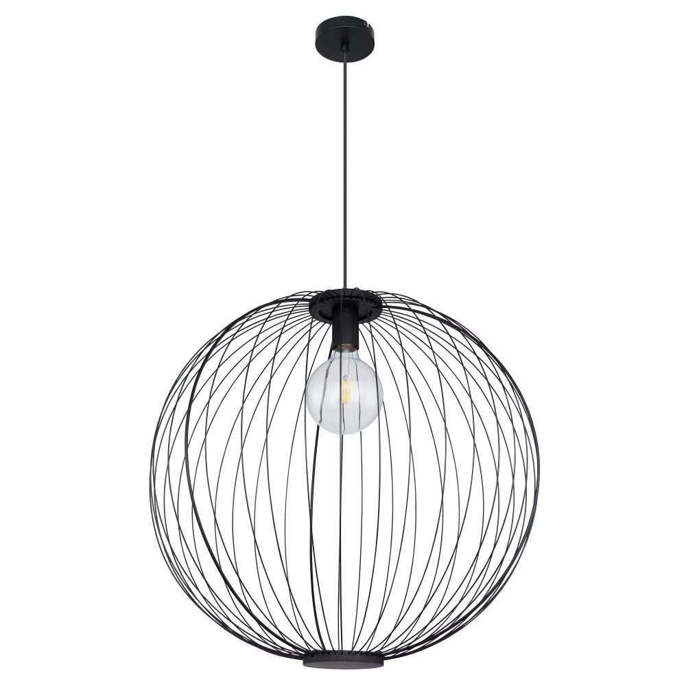 Globo ROZA Hängeleuchte Schwarz, 1-flammig main product photo
