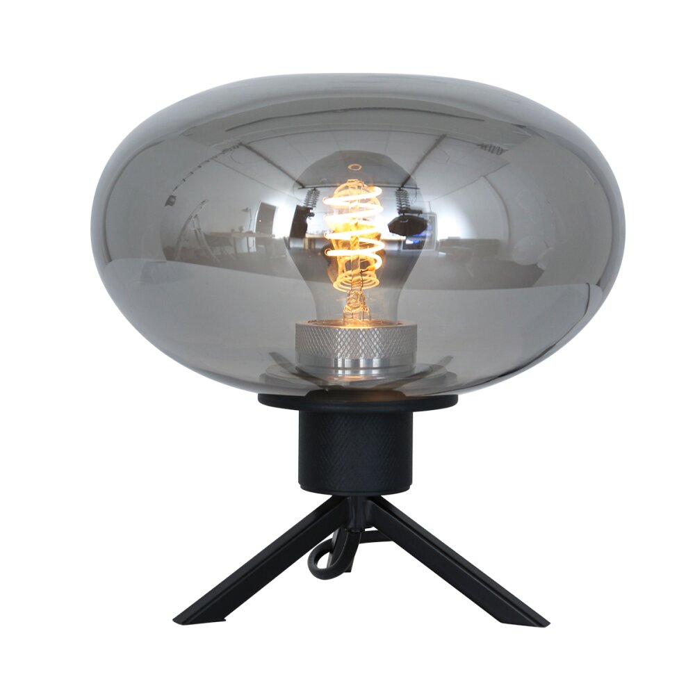 Steinhauer Reflexion Tischleuchte Grau, Schwarz, 1-flammig main product photo