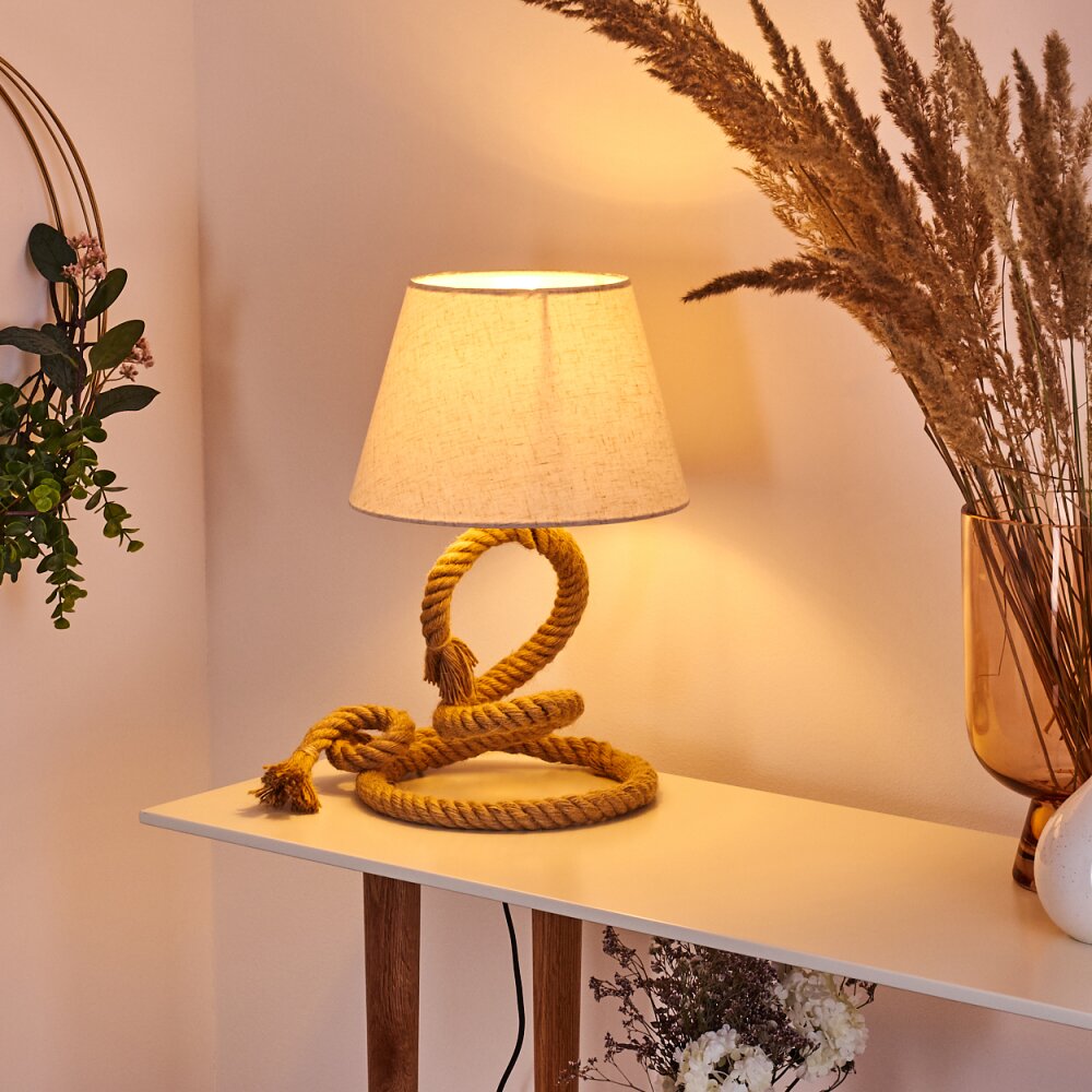 Makondo Tischleuchte Braun, 1-flammig main product photo