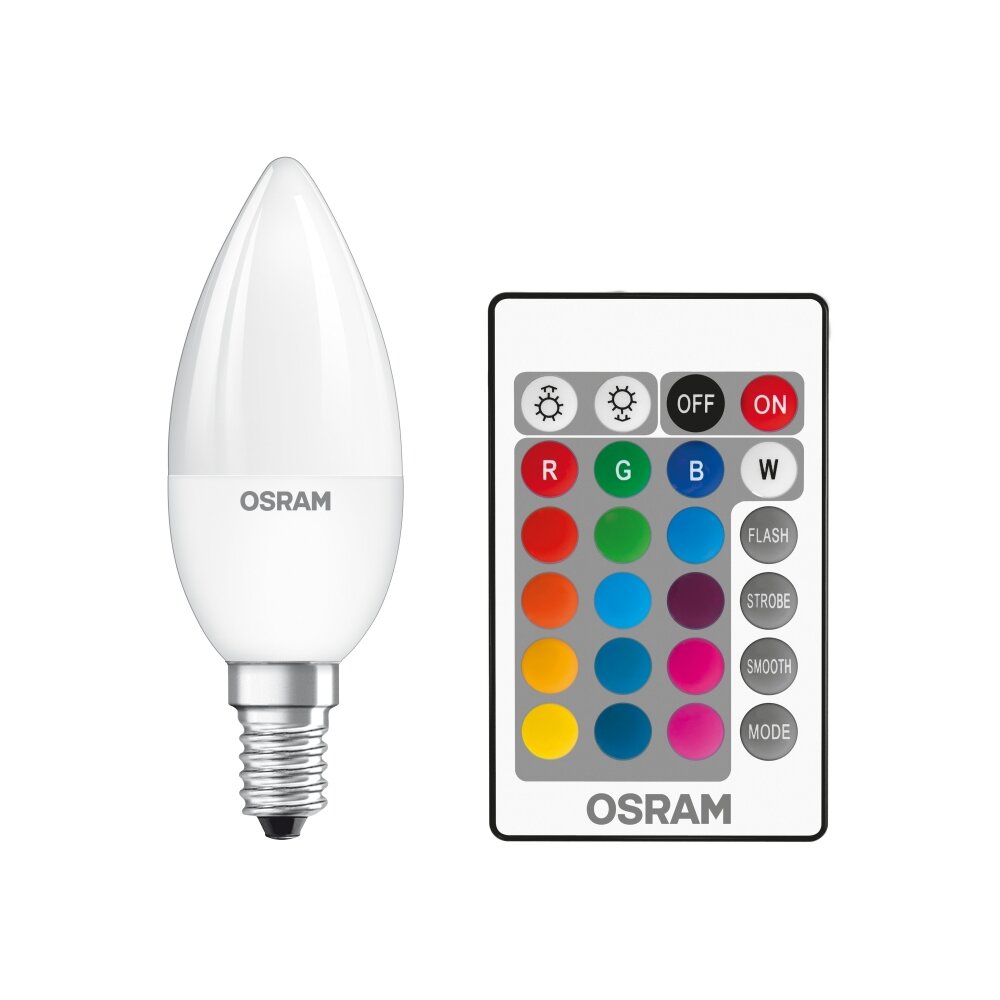 Osram LED STAR E14 RGBW 4,5 Watt main product photo