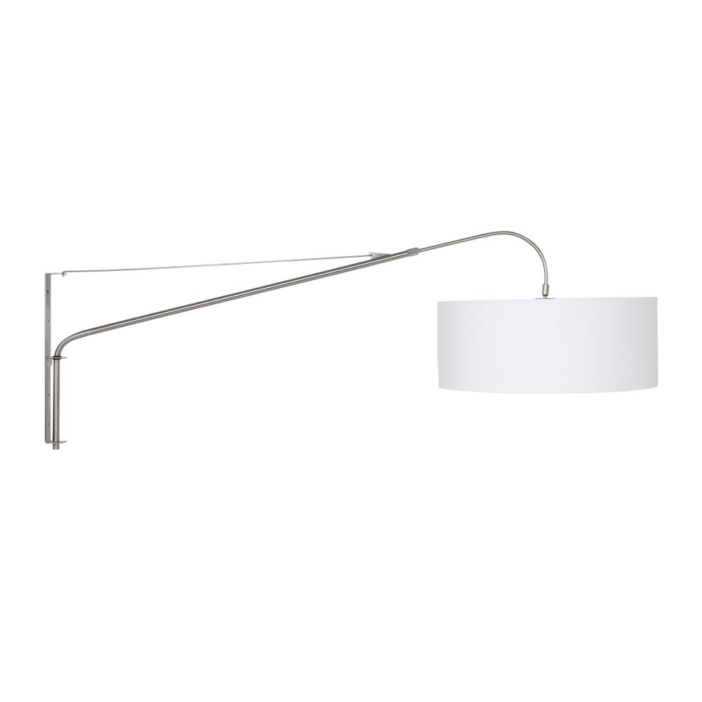 Steinhauer Gramineus Wandleuchte Edelstahl, Weiß, 1-flammig main product photo