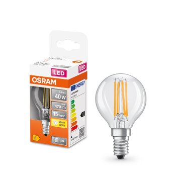 Osram LED E14 4 Watt 2700 Kelvin 470 Lumen 4058075436527