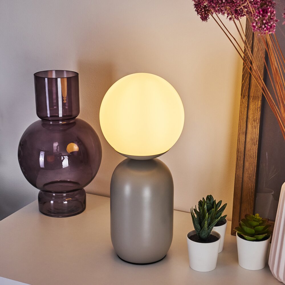 Alolas Tischleuchte Grau, 1-flammig main product photo