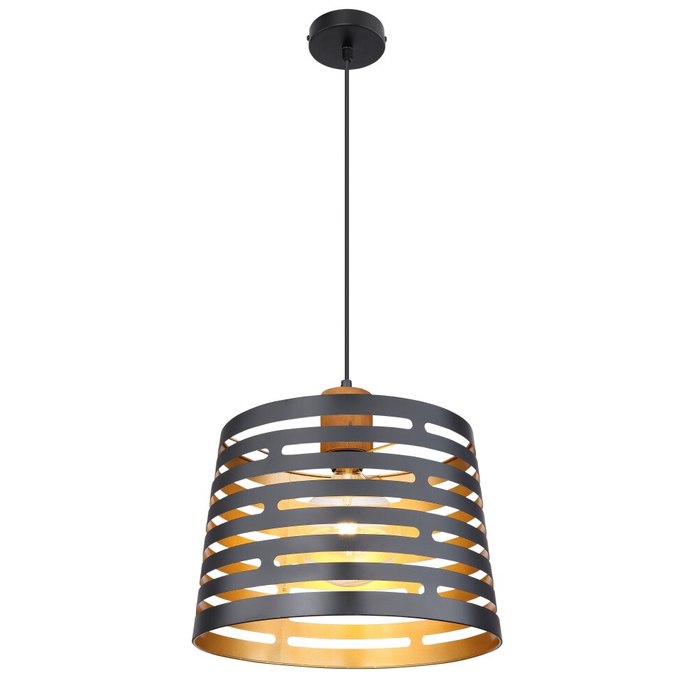 Globo ABLONA Hängeleuchte Schwarz, 1-flammig main product photo