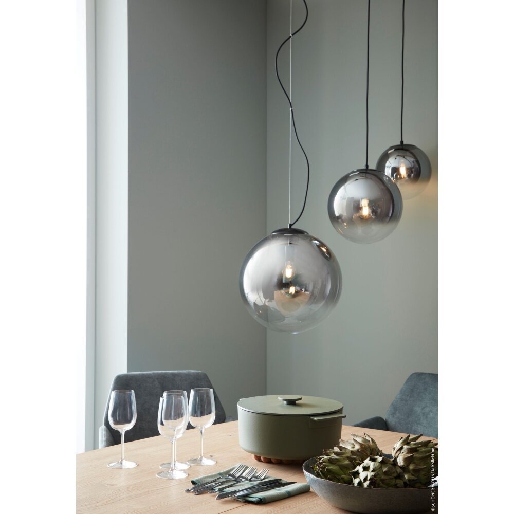SCHÖNER WOHNEN-Kollektion MIRROR Pendelleuchte Schwarz, 1-flammig main product photo