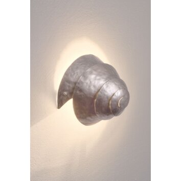 Holländer SNAIL ONE Wandleuchte Silber, 1-flammig