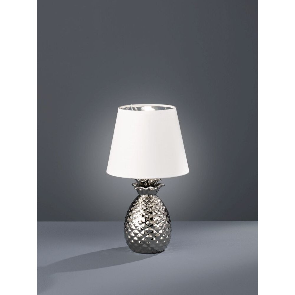 Reality PINEAPPLE Tischleuchte Silber, 1-flammig main product photo