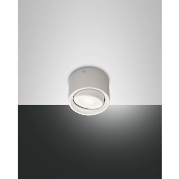 Fabas Luce Anzio Deckenleuchte LED Weiß, 1-flammig