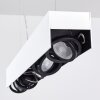 Bacoor Pendelleuchte LED Schwarz, Weiß, 5-flammig