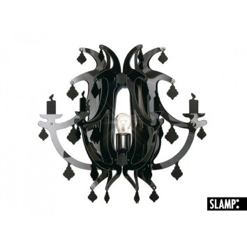 Slamp GINETTA Wandleuchte Schwarz, 1-flammig