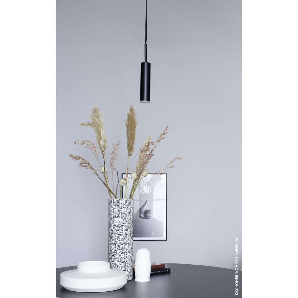 SCHÖNER WOHNEN-Kollektion STINA Pendelleuchte LED Schwarz, 1-flammig main product photo