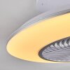 Nagoya Deckenventilator LED Weiß, 1-flammig, Fernbedienung