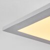 Farc LED Panel Silber, 1-flammig, Fernbedienung