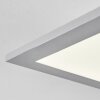 Farc LED Panel Silber, 1-flammig, Fernbedienung