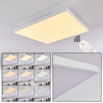 Cor LED Panel Weiß, 1-flammig, Fernbedienung