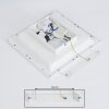 Sordos LED Panel Weiß, 1-flammig, Bewegungsmelder