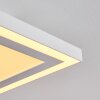 Salamo LED Panel Weiß, 2-flammig, Fernbedienung