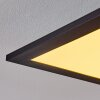 Nexo  LED Panel Schwarz, 1-flammig, Fernbedienung